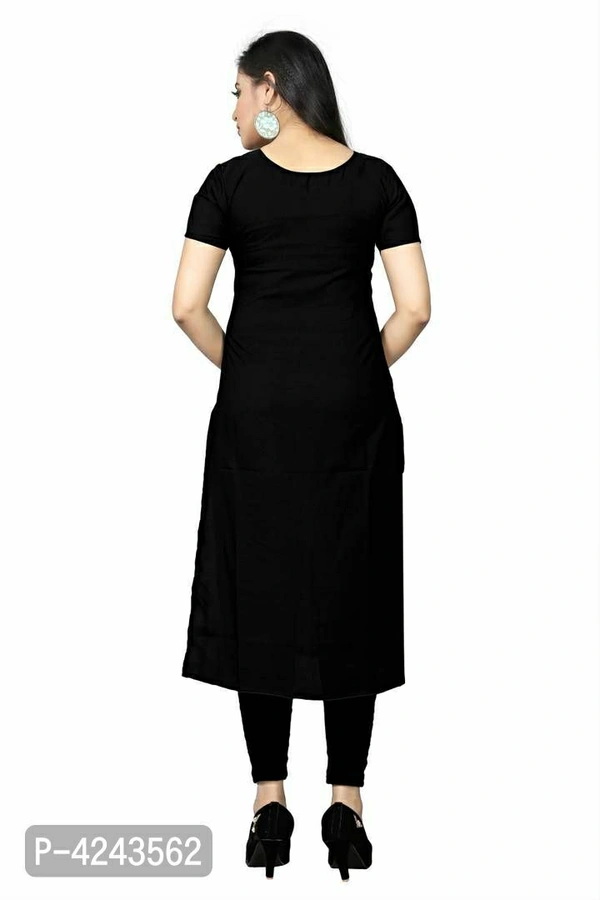 Printed Straight Cut Crepe Kurti - Pink, Crepe, S, Within 7 days of delivery. No questions asked.
