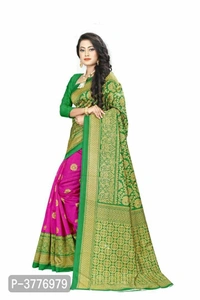 Mysore Silk Sarees with Blouse Piece - Art silk, within 7 days of delivery. no questions asked., FS, Pink