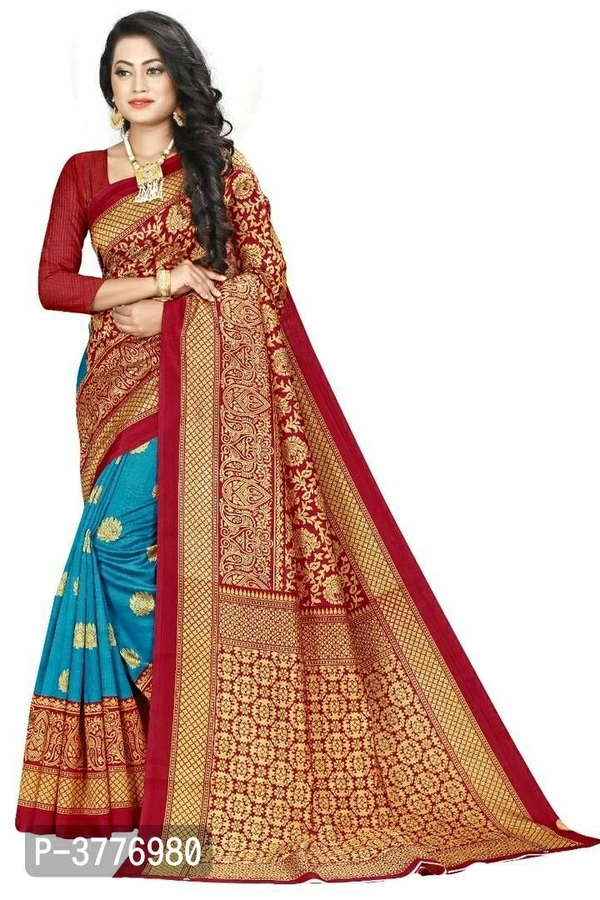 Mysore Silk Sarees with Blouse Piece - Art silk, within 7 days of delivery. no questions asked., FS, Green