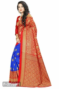 Mysore Silk Sarees with Blouse Piece - Art silk, within 7 days of delivery. no questions asked., FS, Blue