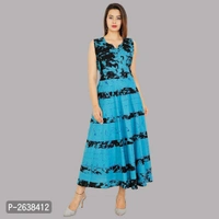 Multicoloured Cotton A-Line Printed Kurti - Turquoise, Within 7-9 business days., A-line, Cotton, Within 7 days of delivery. Full refund., FREE shipping, 2XL, Stitched