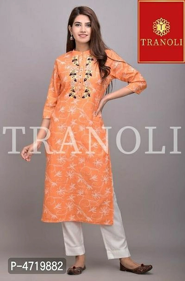 Tranoli Women's Rayon Kurta Bottom Set - M, Free shipping