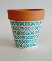 Conical Terracotta Planter 1 - D*H : 4*4 inches