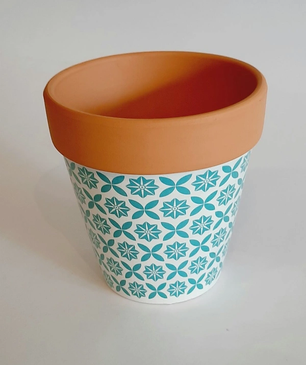 Conical Terracotta Planter 1 - D*H : 4*4 inches