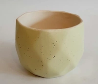 Pastel Green Ceramic Planter  - D*H : 3.75*3 inches
