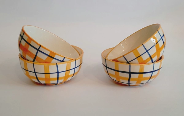 Handmade Small Ceramic Bowl  - D*H : 4.25*2 inches