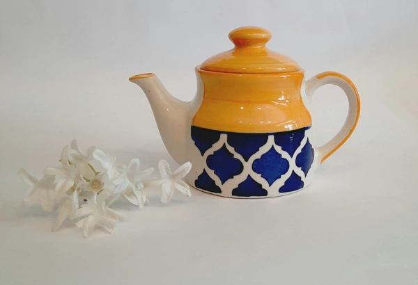 Handmade Ceramic Kettle - L*B*H : 8*4.5*4 inches 