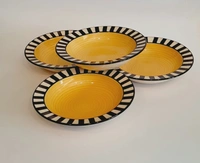 Handmade Ceramic Pasta Bowl 7'' - D*H : 7*1.5 inches