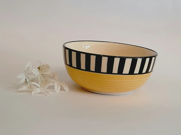 Handmade Ceramic Bowl 5.5" - D*H : 5.5*2.5 inches