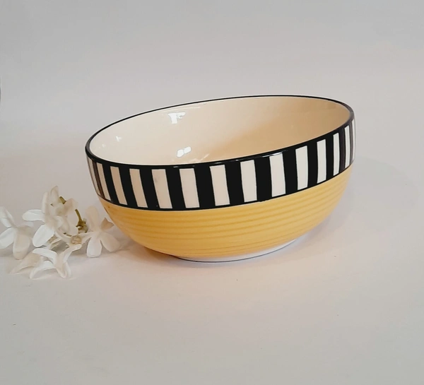 Handmade Ceramic Bowl 6.5" - D*H : 6.5*2.75 inches