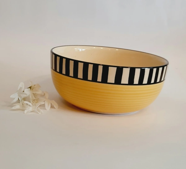 Handmade Ceramic Bowl 7.5" - D*H : 7.5*3.3 inches