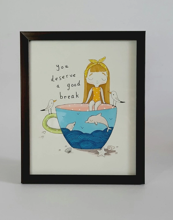 Hand Painted Photo Frame - 9*11 Inches