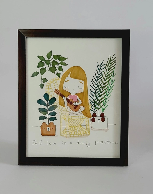 Hand Painted Photo Frame - 9*11 Inches