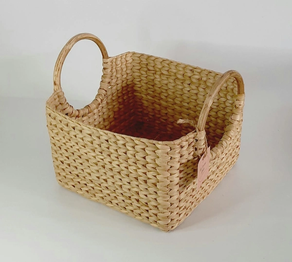 Water Reed Basket Organizer  - L*B*H : 10*10*6.5 inches