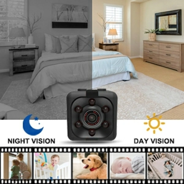 Spy Camera Infrared 1080p HD Security Camera, Black