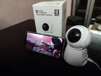 Smart Wifi V380 Pro Wireless HD Security CCTV Camera | Night Vision | Supports up to 64gb SD Card - White