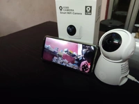 Smart Wifi V380 Pro Wireless HD Security CCTV Camera | Night Vision | Supports up to 64gb SD Card - White