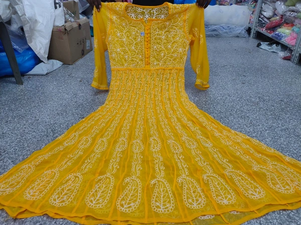 Chicken Kari Anarkali Kurtis - 38-46