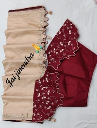 Soft Dolla Saree - Different, Blouse size upto 42