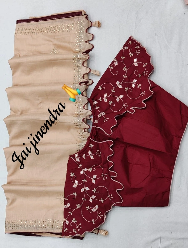 Soft Dolla Saree - Different, Blouse size upto 42