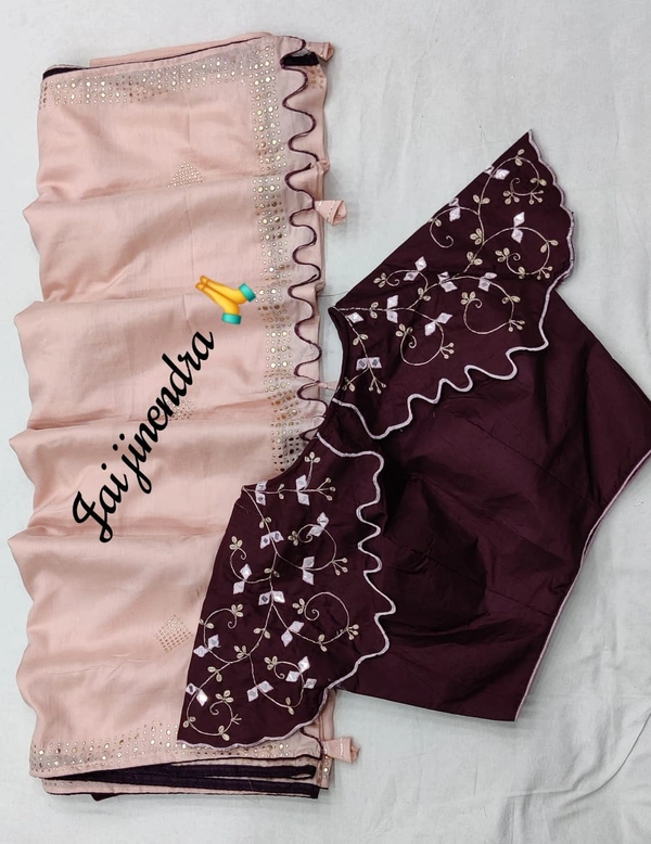 Soft Dolla Saree - Different, Blouse size upto 42