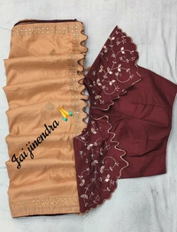 Soft Dolla Saree - Different, Blouse size upto 42