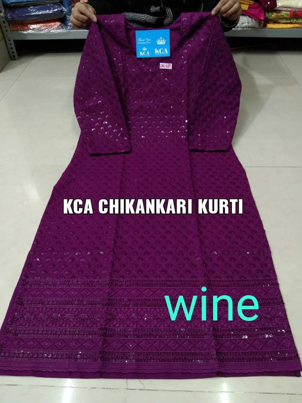 Chickenkari Kurti - More colors available