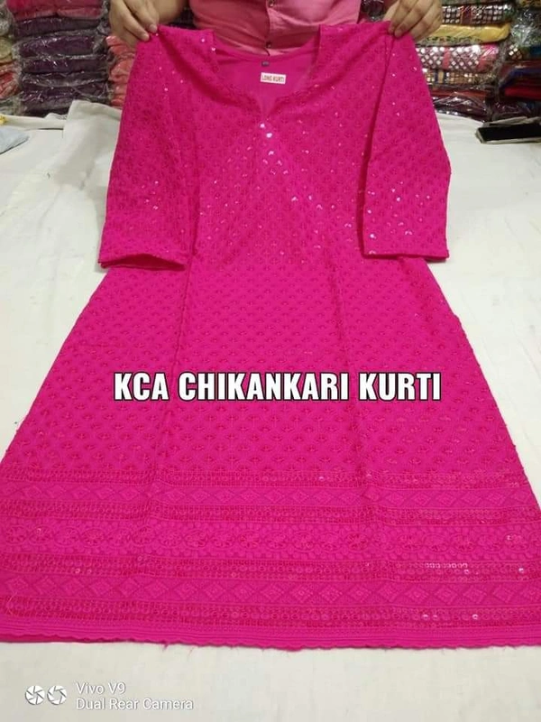 Chickenkari Kurti - More colors available