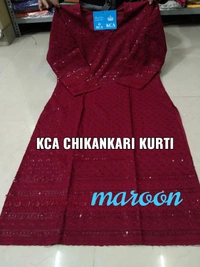Chickenkari Kurti - More colors available
