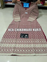 Chickenkari Kurti - More colors available