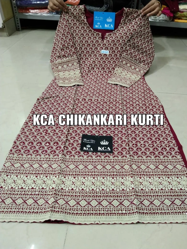 Chickenkari Kurti - More colors available