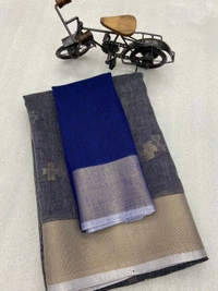 Khadi Linen Saree