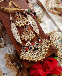 Kundan Meenakari Set