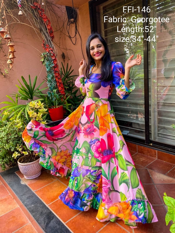Gown - Any size, Extra charges for plus size