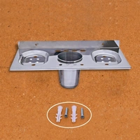 Stainless Steel Wall Shelf - steel, 12 inch