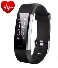 SYARA NCS_192D_ID115 Fitness band - black, FREE SIZE, 7 Days Replacement Policy, No questions asked