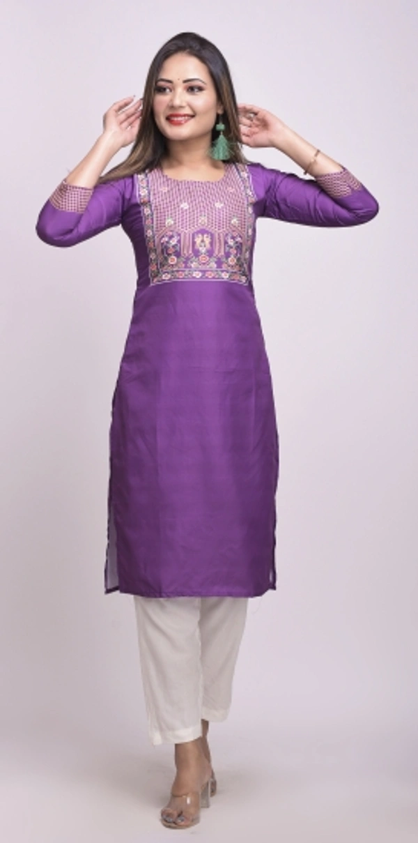Rang Rup Women Kurta - Purple, L, No Returns Applicable, No questions asked