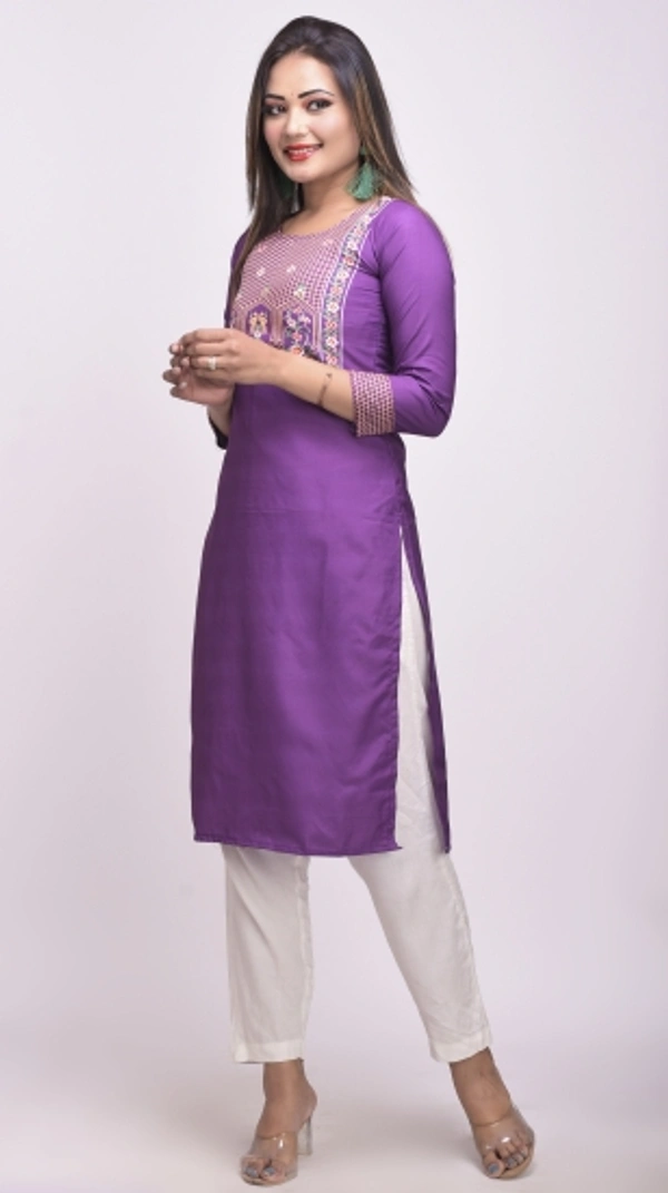 Rang Rup Women Kurta - Purple, L, No Returns Applicable, No questions asked