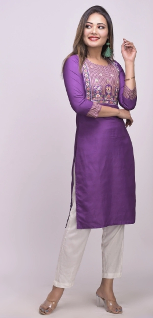 Rang Rup Women Kurta - Purple, L, No Returns Applicable, No questions asked
