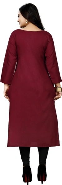 RANG RUP Women Kurta - Maroon, M, No Returns Applicable, No questions asked
