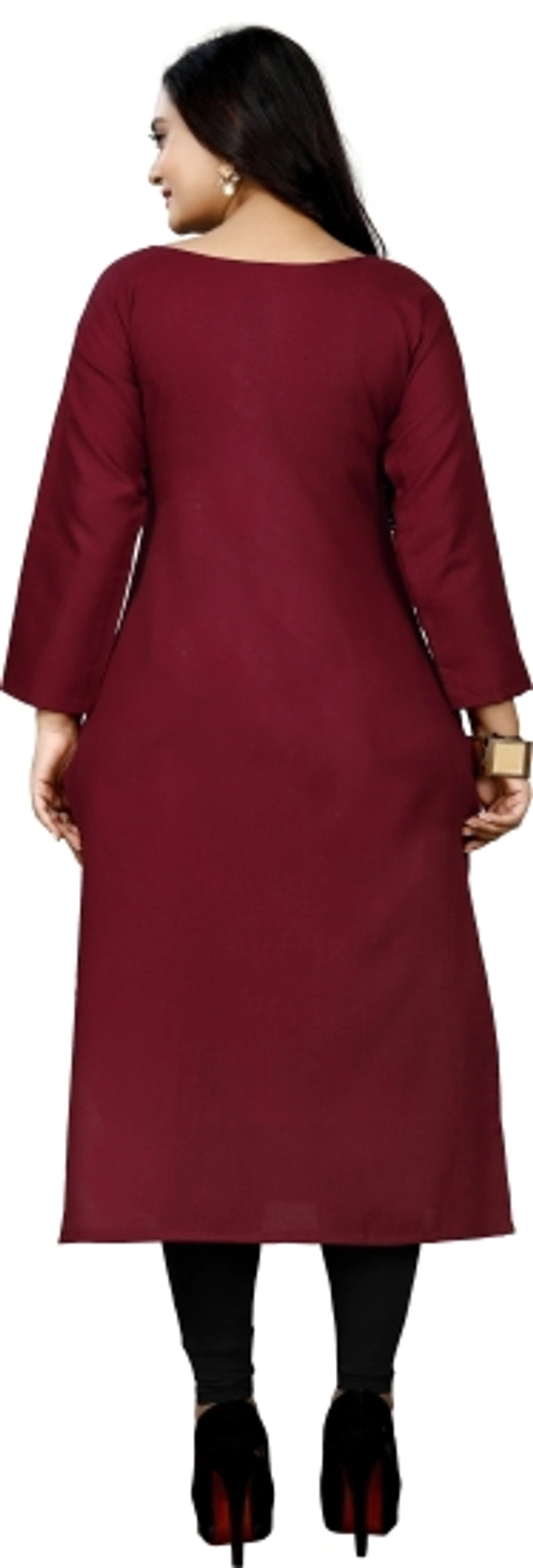 RANG RUP Women Kurta - Maroon, M, No Returns Applicable, No questions asked