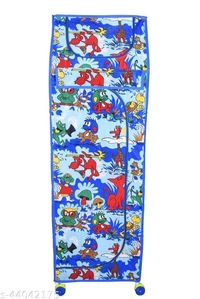 Trendy Collapsible Kids Wardrobe - Blue 
