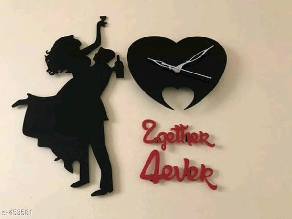 Classy Decorative Wall Clock  - Love Couple 