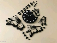 Classy Decorative Wall Clock  - 3D boxes