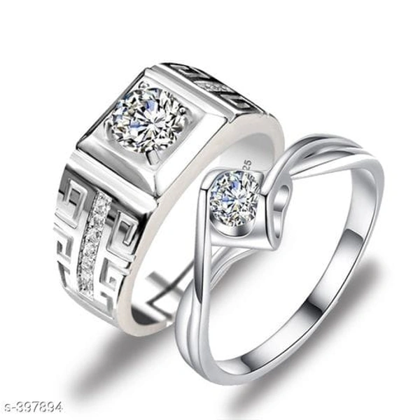 Stainless Steel Couple Ring 