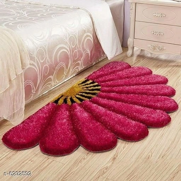 Trendy Polyster Doormats - Red
