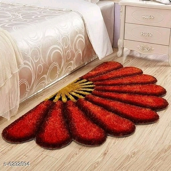Trendy Polyster Doormats - Red