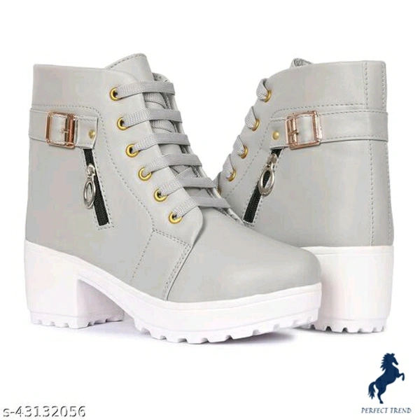 Fancy Women Boots*Material: Syntethic LeatherSole Material: PuPattern: SolidFastening & Back Detail: BuckleMultipack: 1 - 5