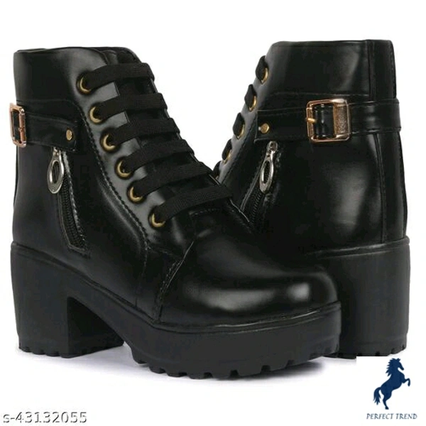 Fancy Women Boots*Material: Syntethic LeatherSole Material: PuPattern: SolidFastening & Back Detail: BuckleMultipack: 1 - 5