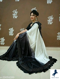 Saree Fabric: Satin SilkBlouse: Running BlouseBlouse Fabric: SilkMultipack: SingleSizes: Free SizeCountry of Origin: India - free size